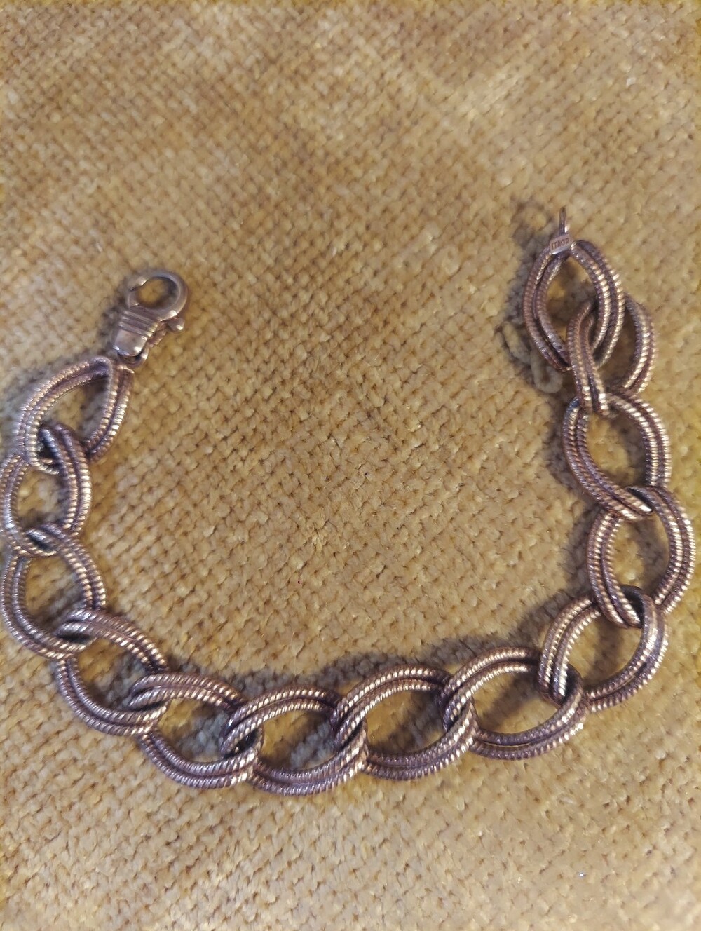 Broze Color Double Link Bracelet